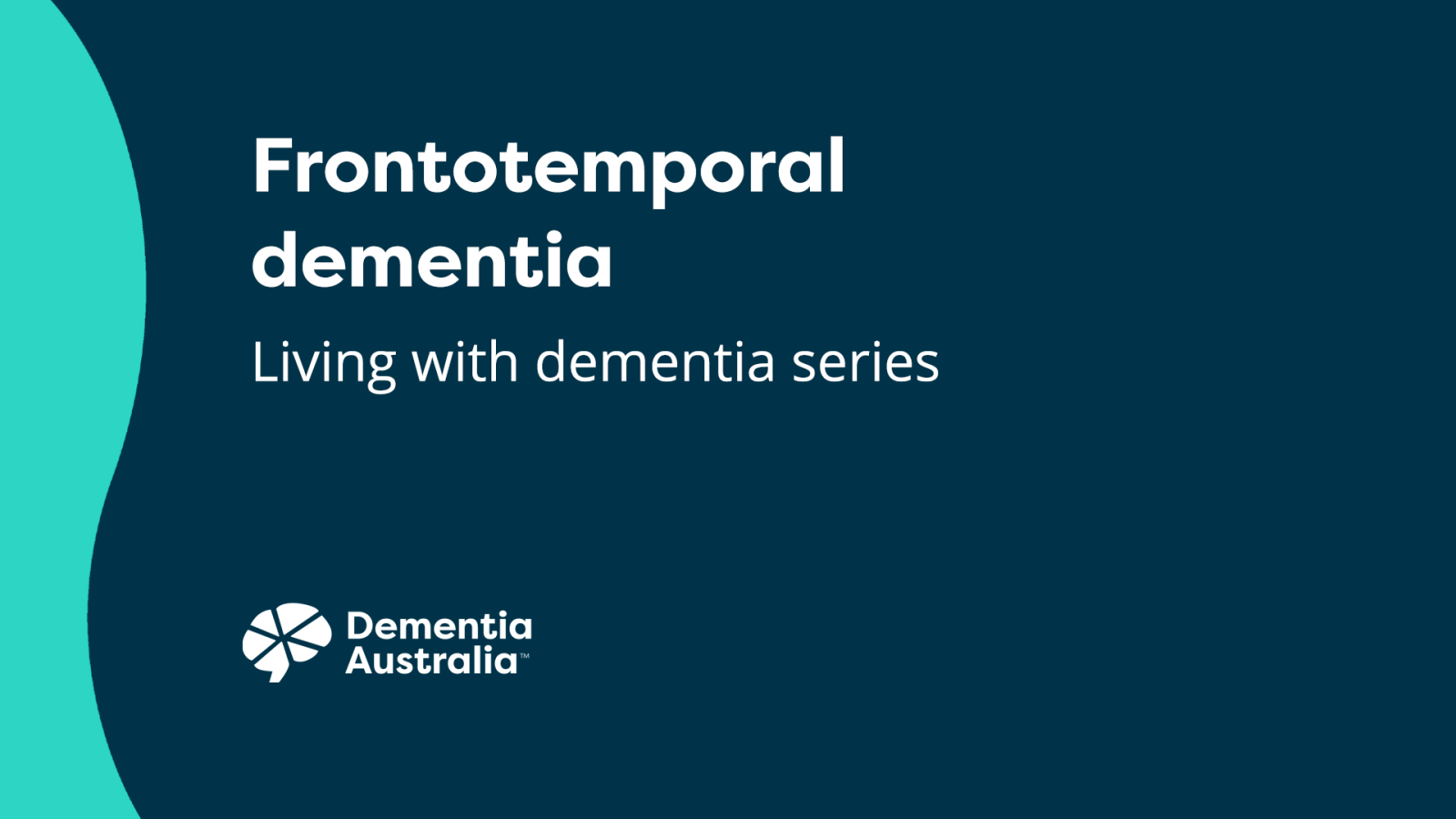 Frontotemporal dementia - video thumbnail